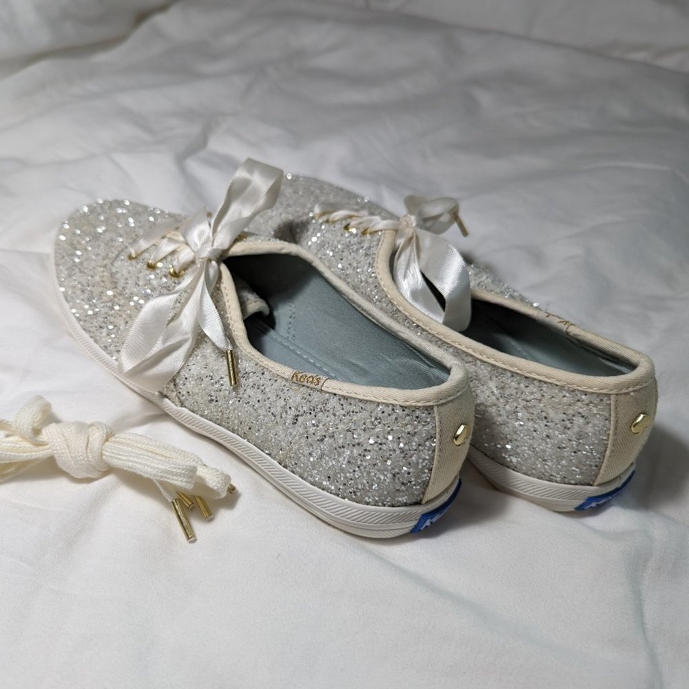 Keds x Kate Spade Glitter Shoes Size 7 - With extra laces
